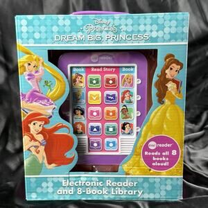Electronic Reader Disney Princess Dream Big Story Reader & 8 Book Library SEALED
